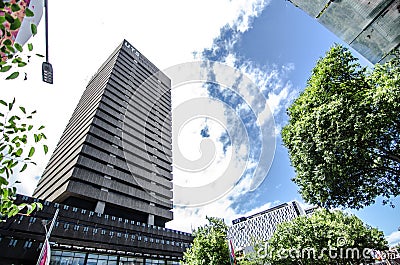 Tall building of University of Technology Sydney UTS. Editorial Stock Photo